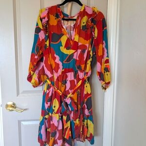 Marine Layer "Elise" Mini Dress in Exploded Floral